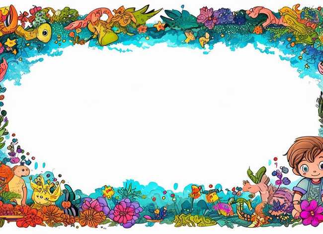 儿童寓言故事手抄报框架 寓言故事手抄报 边框 儿童寓言故事手抄报框架 寓言故事手抄报 边框