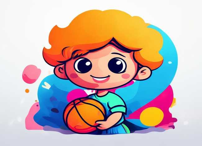 篮球儿童logo图片大全集简单，篮球儿童logo图片大全集简单又好看