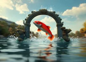 播放小鲤鱼跳龙门故事、播放小鲤鱼跳龙门故事的感受