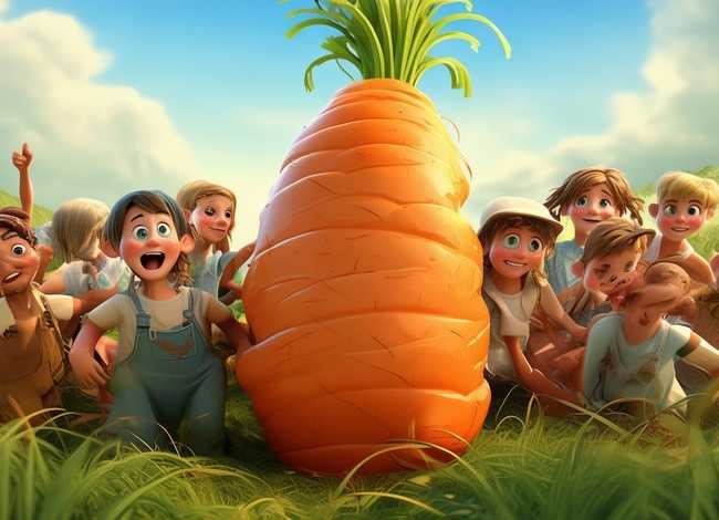 拔萝卜儿童故事绘本 拔萝卜绘本故事完整版 拔萝卜儿童故事绘本 拔萝卜绘本故事完整版