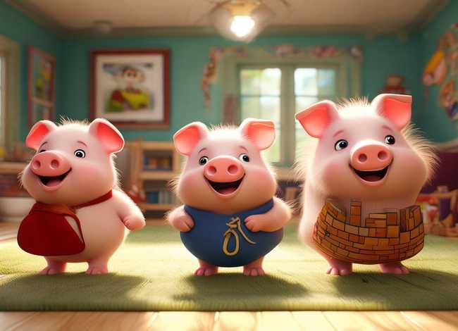 儿童故事三只小猪出版社，三只小猪的故事出版社