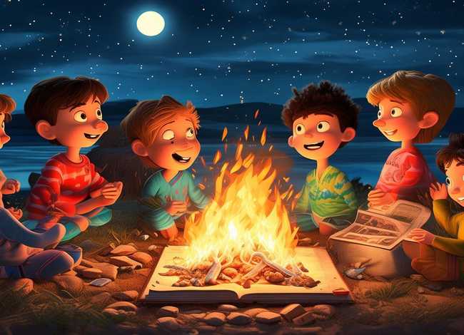 儿童睡前故事火烧赤壁、火烧赤壁幼儿故事