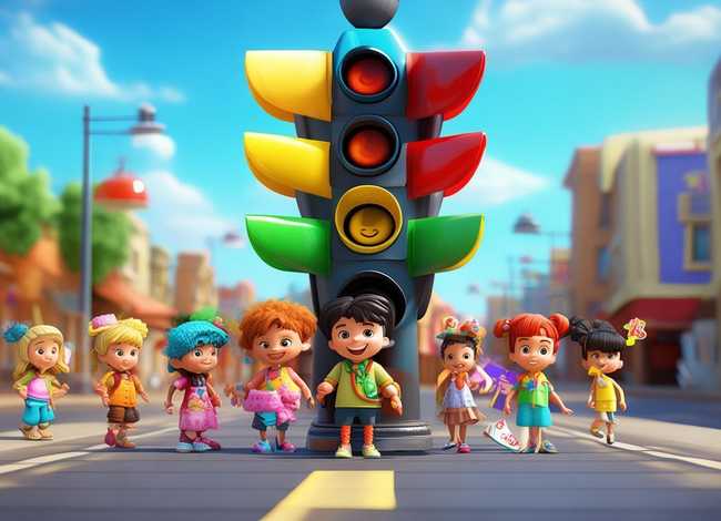 关于红绿灯的幼儿故事动画；关于红绿灯的幼儿故事动画视频