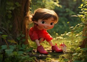 儿童绘本故事红鞋子、红鞋子绘本故事完整版