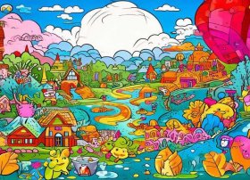 儿童故事绘本打印带图；儿童故事绘本插画图册可打印