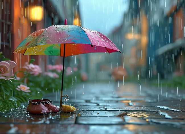 雨天的小故事动画图 - 雨天的小故事动画图片