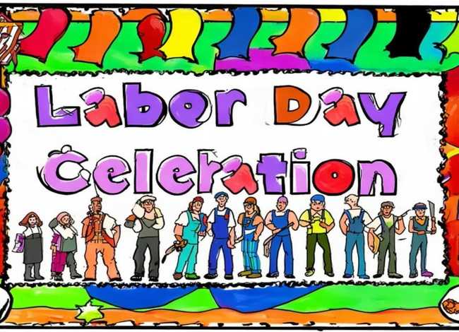 关于劳动节的手抄报模板图片 - 关于劳动节的手抄报模板图片四年级