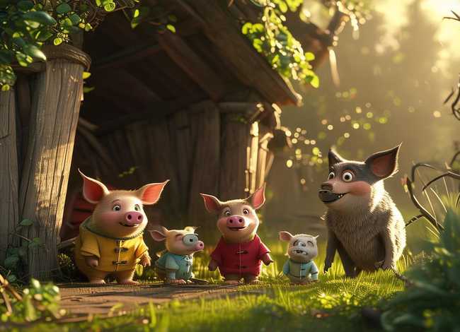 经典儿童寓言故事三只小猪 三只小猪寓言故事视频 经典儿童寓言故事三只小猪 三只小猪寓言故事视频