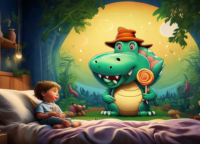 鳄鱼故事儿童睡前故事 幼儿睡前故事鳄鱼