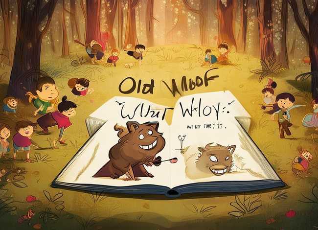 儿童故事老狼老狼几点了绘本（老狼老狼几点了故事绘本怎么样）