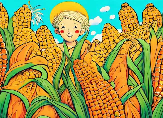 玉米儿童画图片、玉米儿童画图片 图画 玉米儿童画图片、玉米儿童画图片 图画