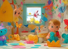 儿童手工故事书3-6岁儿童、3一4岁幼儿的小手工纸故事