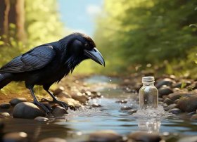 儿童故事乌鸦喝水内容；乌鸦喝水幼儿故事内容