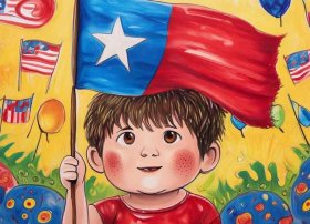 爱国儿童画图片（爱国儿童画图片大全简单）