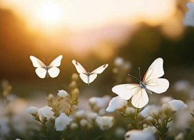 三只蝴蝶故事 - 三只蝴蝶故事最喜欢白花