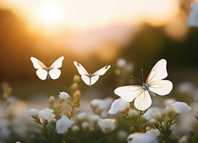 三只蝴蝶故事 - 三只蝴蝶故事最喜欢白花