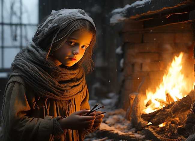 《卖火柴的小女孩》原文，《卖火柴的小女孩》原文和翻译