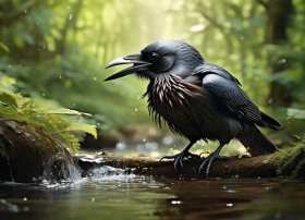 儿童比赛故事口渴的乌鸦，口渴的乌鸦的故事