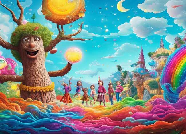 创意儿童话 - 创意儿童画作品图片大全