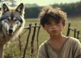 牧童和狼儿童故事视频、牧童和狼的图片