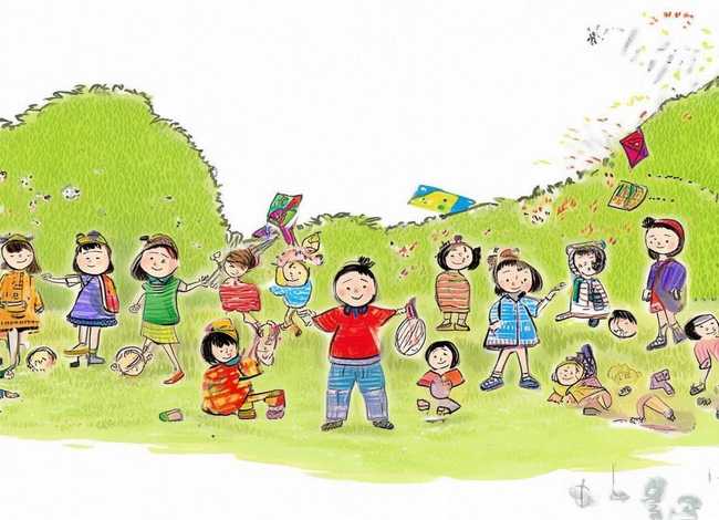 儿童二十四节气绘画；二十四节气幼儿绘画