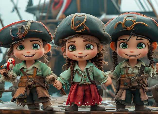 三个小海盗,三个小海盗指的是 三个小海盗,三个小海盗指的是