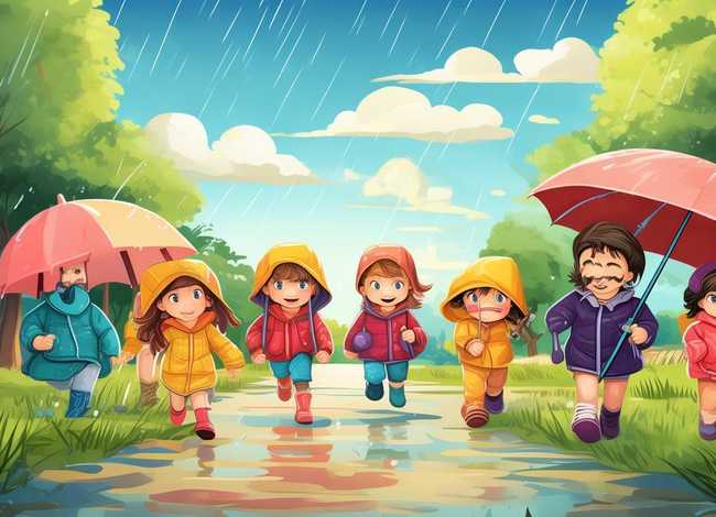 儿童故事下雨了好着急；幼儿故事《下雨了》