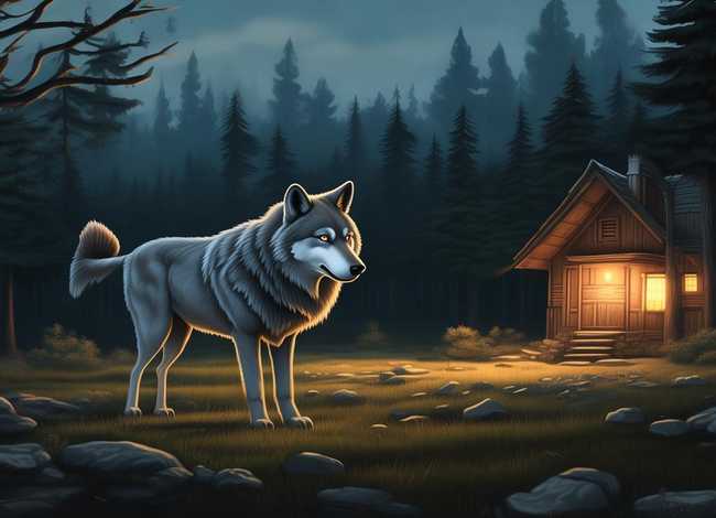 大灰狼的睡前故事 - 有关大灰狼的睡前故事