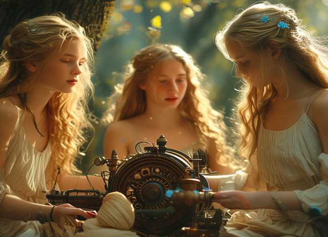 儿童故事三个纺纱女改编、三个纺纱女的故事上