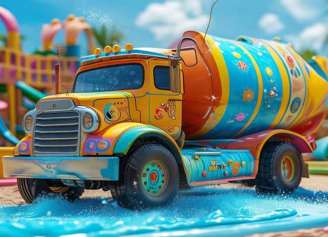 儿童故事混凝土搅拌车 混凝土搅拌车故事在线听