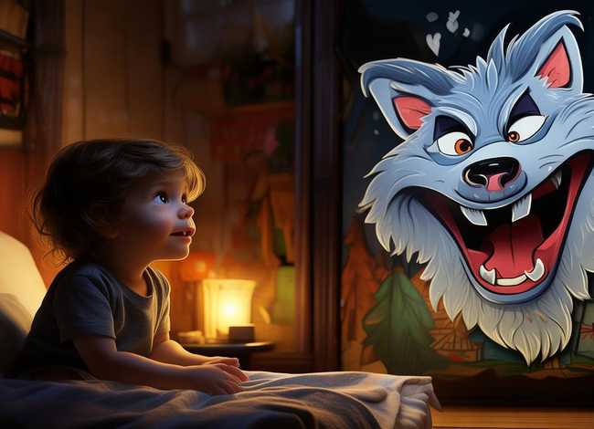 儿童故事睡前故事狼来了 - 睡前故事幼儿故事大全狼来了