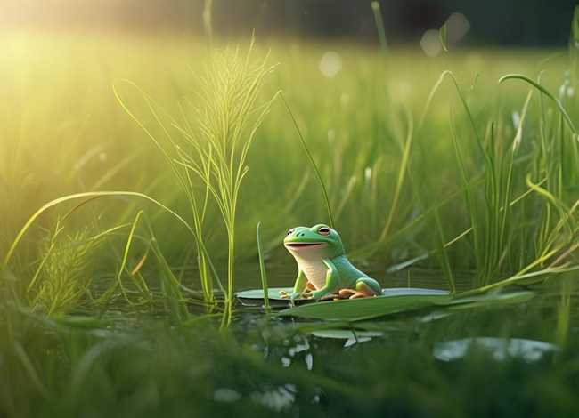 儿童故事小草和青蛙；青娃和小草的故事