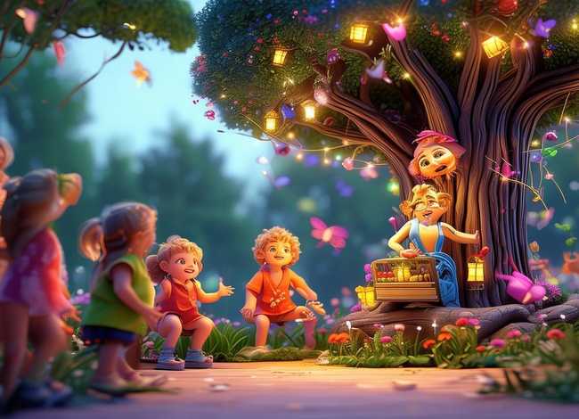 儿童公园趣味小故事、在公园小故事