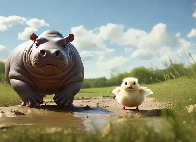 小河马和小鸡的故事（小河马和小鸡的故事内容）