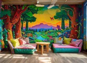 绘本故事环创图片，绘本故事环境创设图片