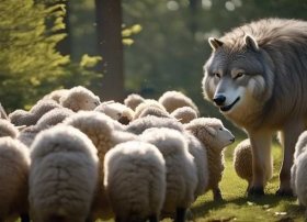 小羊和大灰狼的故事，小羊和大灰狼的故事作文