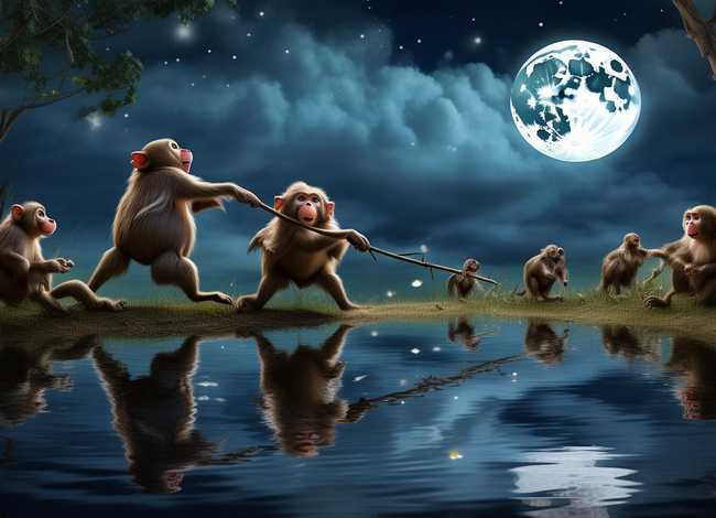 贝乐虎睡前故事猴子捞月亮(猴子捞月亮的故事贝乐虎) 贝乐虎睡前故事猴子捞月亮(猴子捞月亮的故事贝乐虎)