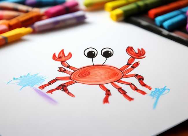 儿童螃蟹简笔画（儿童螃蟹简笔画步骤）