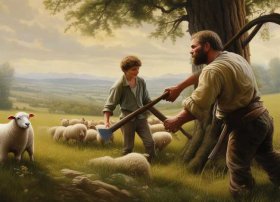 一个放羊跟砍柴的故事；一个放羊跟砍柴的故事在线阅读