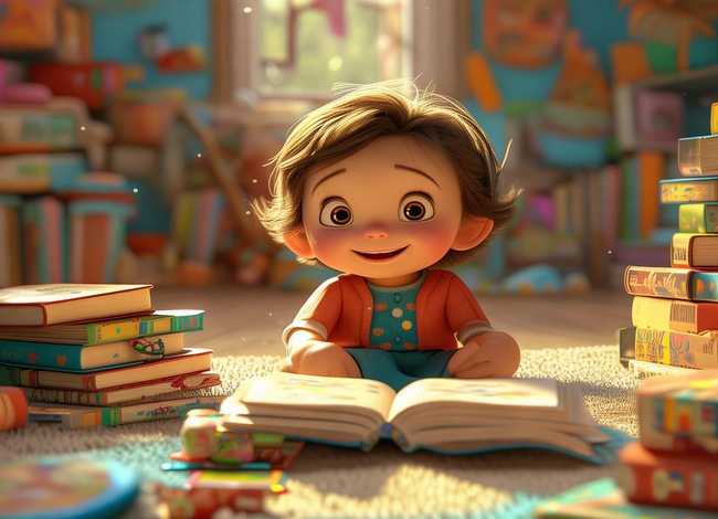 儿童收集故事、收集一个小故事