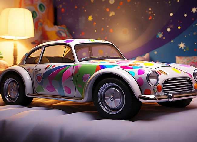 白色小汽车儿童故事 - 睡前故事彩色的小汽车 白色小汽车儿童故事 - 睡前故事彩色的小汽车