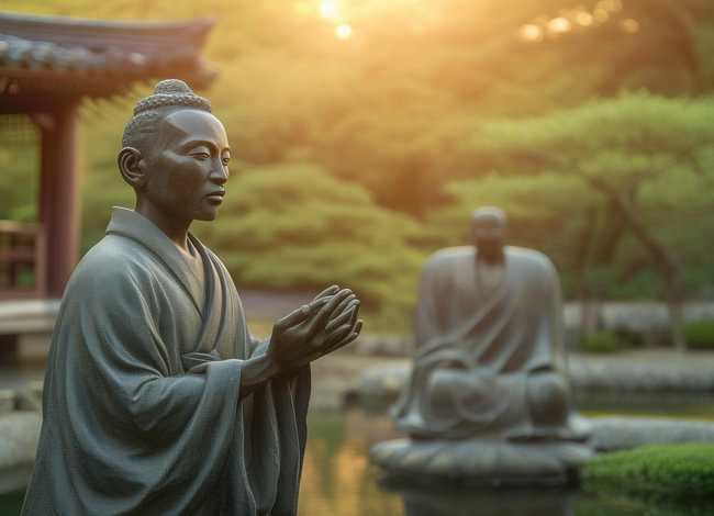 禅宗故事中,慧可向达摩求安心,背后蕴含着怎样的哲学思想？、慧可见达摩,乞与安心法