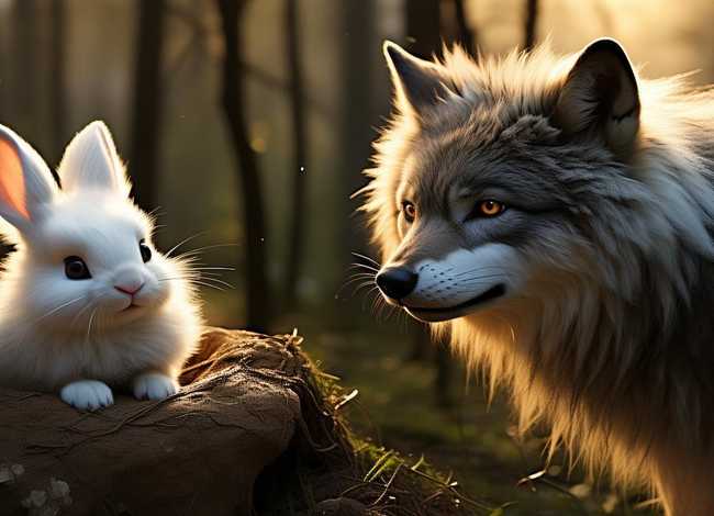 睡前故事儿童故事大灰狼与小白兔；宝宝睡前故事大灰狼与小白兔的故事