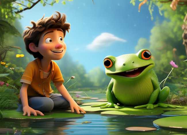 青蛙与男孩儿童故事(青蛙与男孩绘本故事内容) 青蛙与男孩儿童故事(青蛙与男孩绘本故事内容)