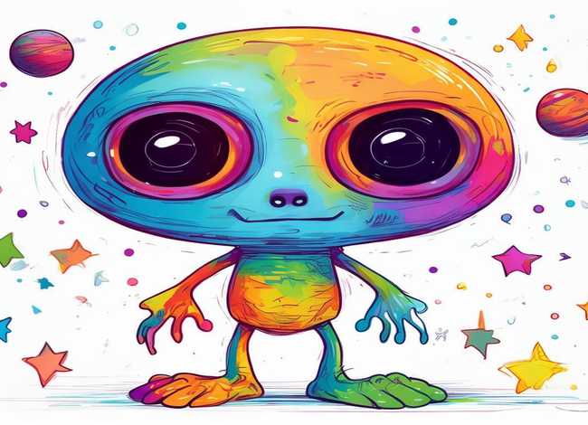 儿童外星人图片，儿童外星人图片简笔画