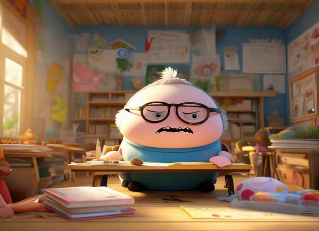 儿童故事胆小先生好词好句，胆小先生幼儿故事