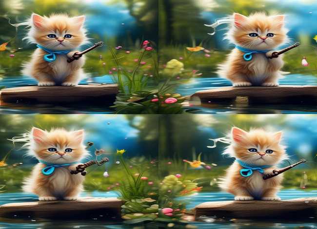 小猫钓鱼故事表演动作 小猫钓鱼故事表演动作图片