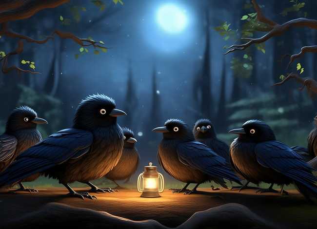6至7岁儿童睡前故事乌鸦 - 幼儿睡前故事七只乌鸦
