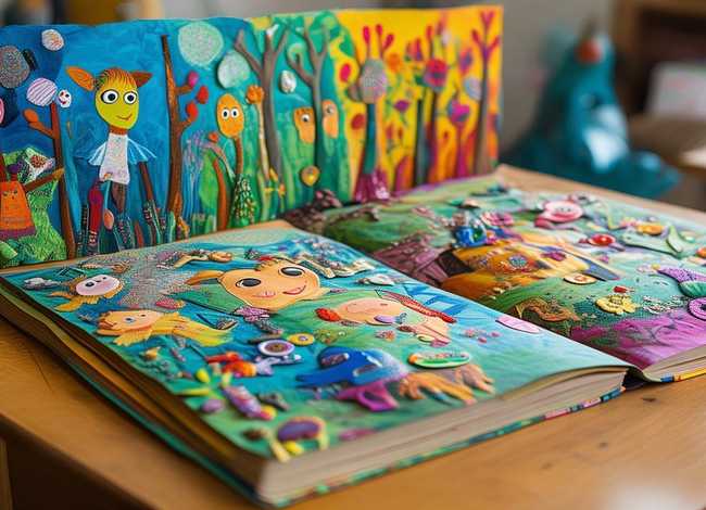 儿童自制手工绘本图片（儿童自制手工绘本图片怎么做）