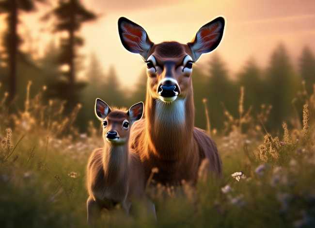 关于母鹿救小鹿的故事；关于母鹿救小鹿的故事作文